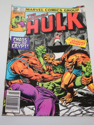 The Incredible Hulk issue 257 MAR used, Marvel comic