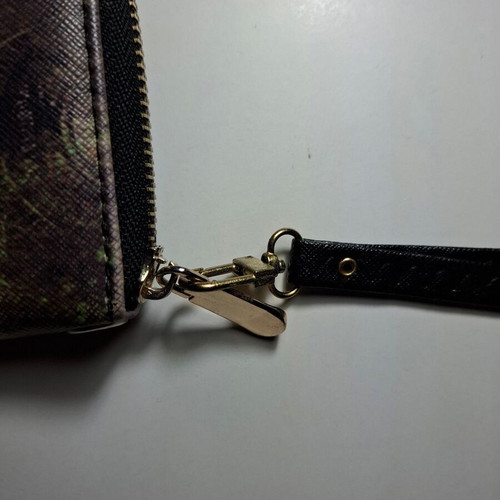 Women's black wallet with designs like new