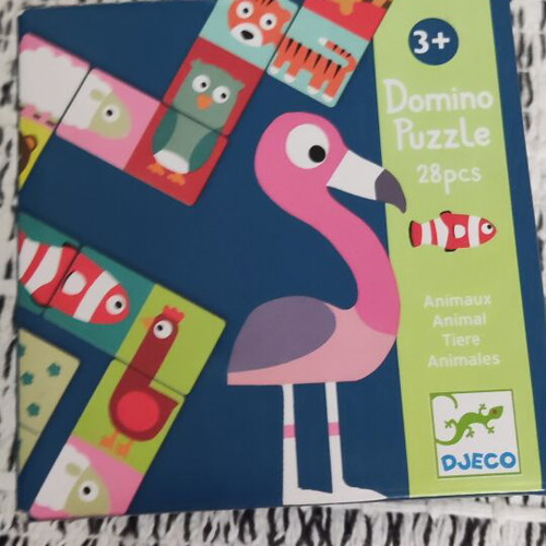 Domino Puzzle Djeco like new, animal theme