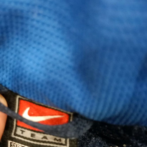 Retro Nike jacket navy and electric blue used