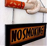  NO SMOKING ξυλογλυπτο 42Χ42εκ