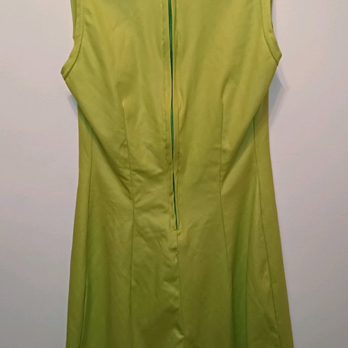 Groovy dress used, size S, green