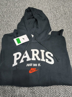 Nike hoodie Paris just do it size XL new black