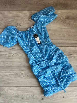Blue dress new unworn size S