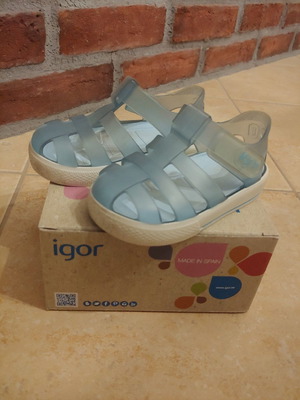Πέδιλα θάλασσας Igor μεταχειρισμένα, νούμερο 20, γαλάζια