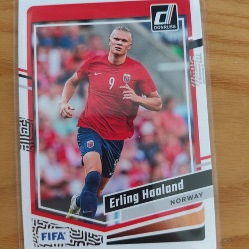 Panini Donruss Erling Haaland Norway card like new