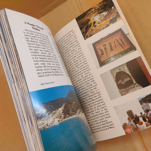 Milos 1992 Collectible Tourist Guide like new, English