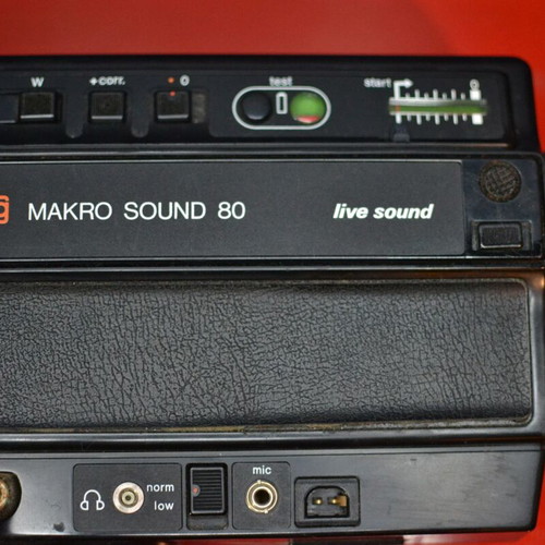 Super 8 Eumig Makro Sound camera used with sound and Makro Zoom lens