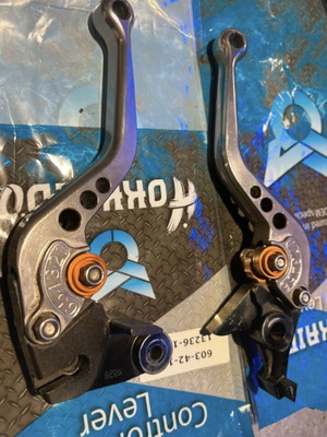 Kawasaki Z750 adjustable aluminum levers used
