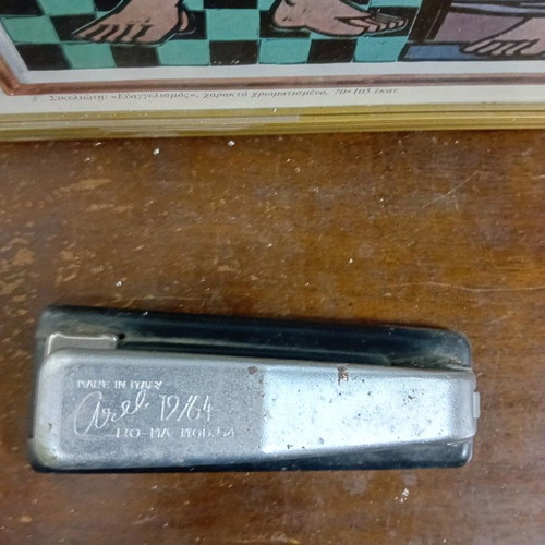 Vintage office accessories used, set of 2 pieces