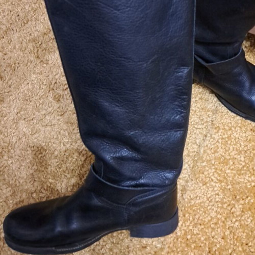 Buffalo London vintage leather boots used, size 40, black