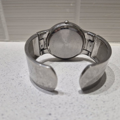 Tina Quartz Japan wristwatch used, stainless steel, silver