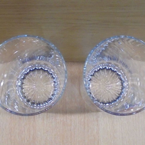 Krakus Vodka set of two promotional glasses like new