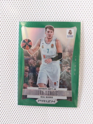 Luka Doncic Retro 2023-24 Euroleague card like new, green
