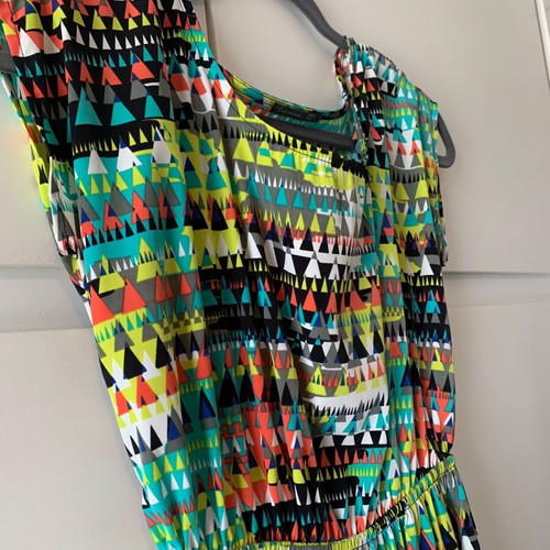Soprano mini dress with geometrical shapes like new