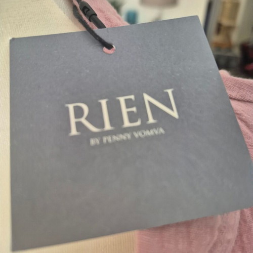 Rien set skirt kimono new, pink and purple organic cotton gauze