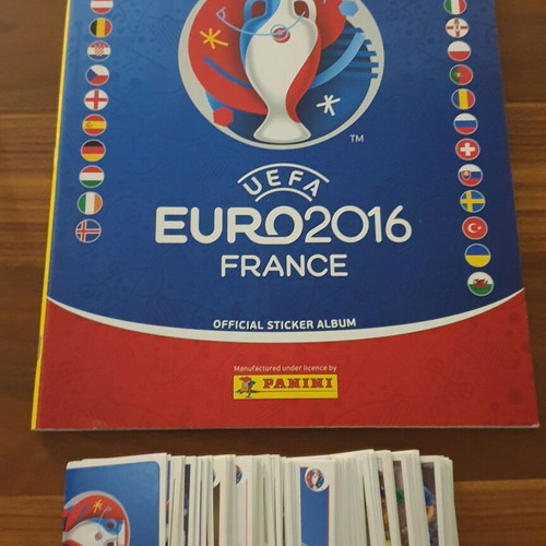 Panini Euro2016 album like new with 200 single stickers