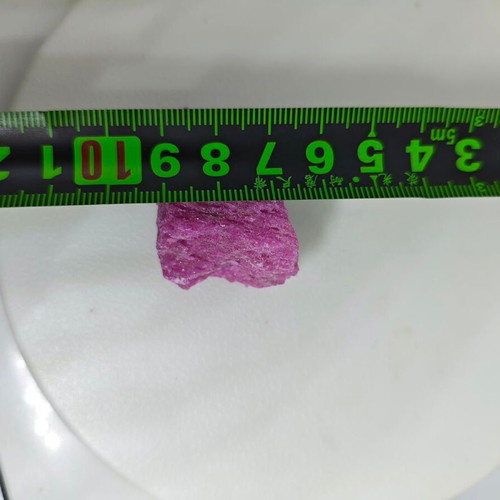 Natural Raw Rubinite in Porous Formation like new
