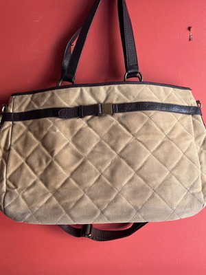 Henry Cottons shoulder and hand bag used, beige and brown