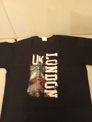 Tshirt UK London black, size M, like new
