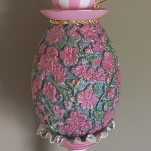 Handmade Easter egg 21 cm polystyrene new