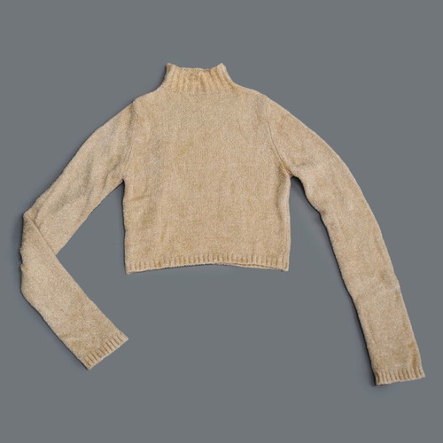 Sisley women's crop top used, beige, size S