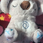 Breathing teddy bear used