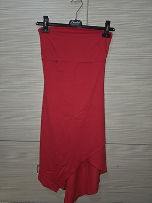 BSB Strapless Dress like new, red