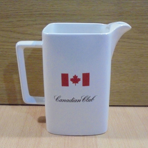 Canadian Club Whisky old promotional ceramic jug used