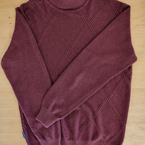 Side Effect men's turtleneck sweater like new, burgundy, size M