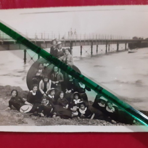 Pack of 4 old authentic excursion photos