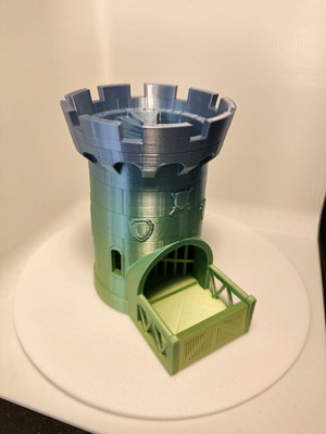 Dice tower καινούργιο 3d printed για tabletop RPG DnD