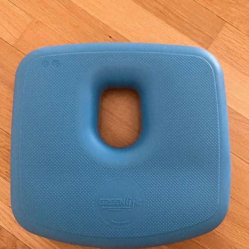 Orthopedic pillow with hole Amila new, blue