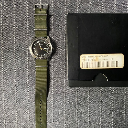 Nixon Rover II A355-1089 Wanderlust Green wristwatch used, full set