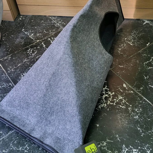 Cat nest and tunnel new, 3mm felt, 80x38x38 cm