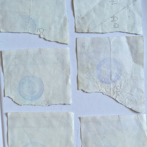 Marko Aigaleo 1999 football tickets set used, 11 pieces