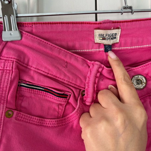 Tommy Hilfiger slim fit jeans size 27 like new, pink