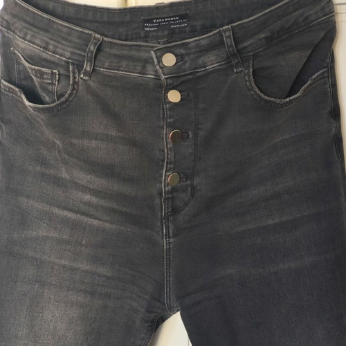 Zara women's pants used, gray, size L