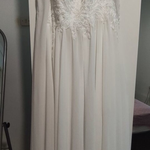Rich Girl Boudoir wedding dress, size XL, white