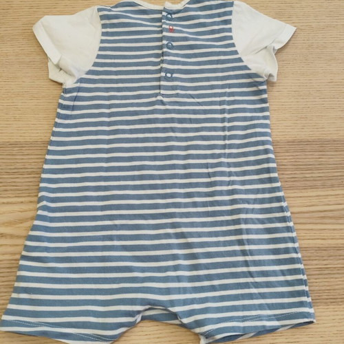OBAIBI summer romper 9m 71cm with panda bears