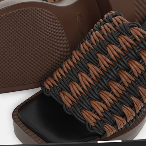 Tod's mules with platform heel, leather, black