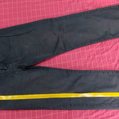 Jeans black slim used, size M 38