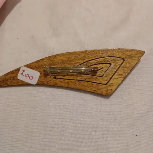 Wooden pin new brown