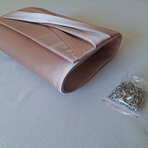 Clutch bag brand new, pink nude