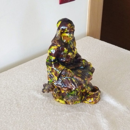 Ottoman Ceramic Tobacco Holder Soldier Figure vintage, used