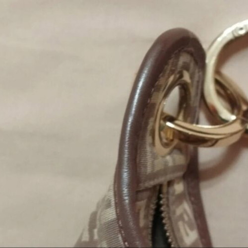 Fendi shoulder bag, beige shades