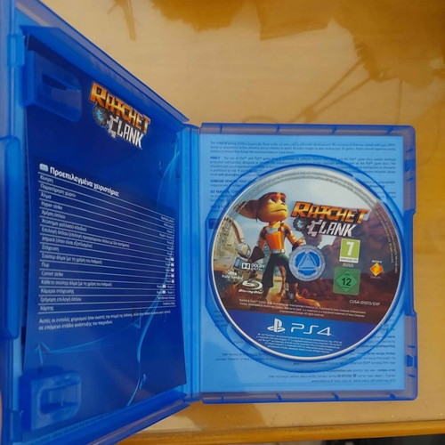 Ratchet & Clank PS4 game, complete, Greek manual