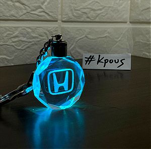 Honda - Μπρελόκ Αυτοκινήτου με LED φωτισμό 7 Χρωμάτων