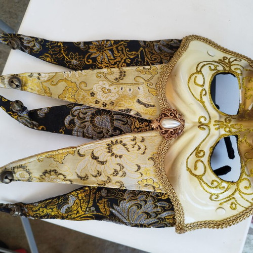 Mask with bells on the tips, excellent condition