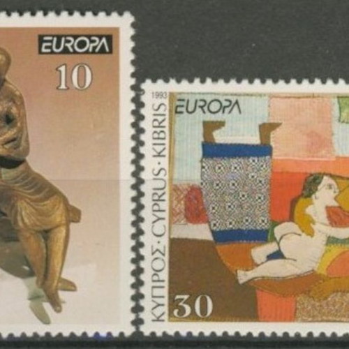 Cyprus 1993 Europa CEPT set new MNH